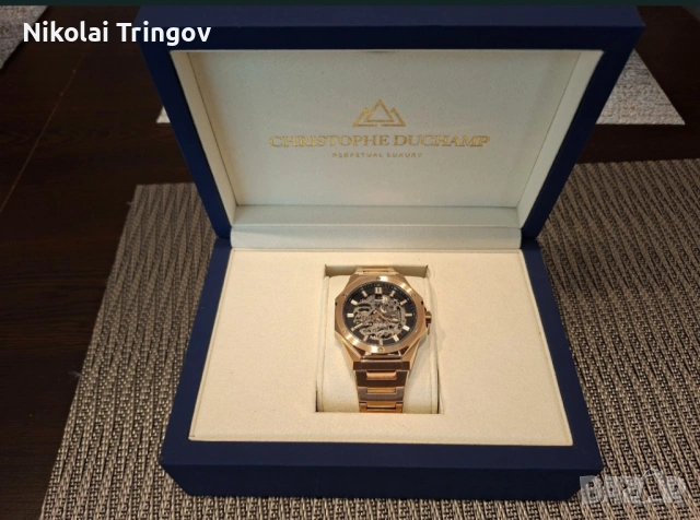 Часовник christophe duchamp, снимка 2 - Мъжки - 53526310