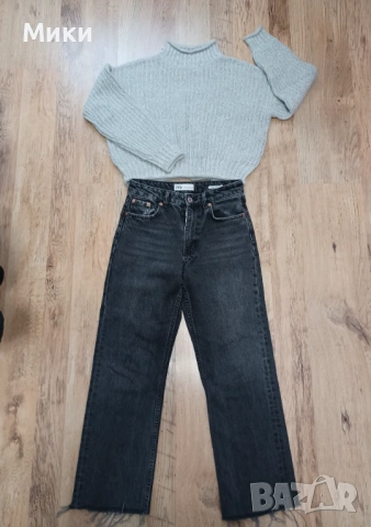 Дънки Zara и пуловер Tally Weijl