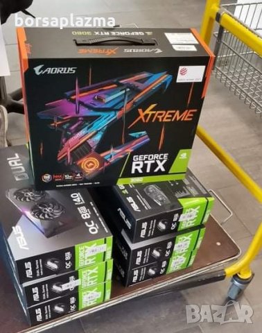 Ново !!! Видео карта Gigabyte Aorus GeForce RTX 3090 Xtreme Waterforce 24GB, снимка 5 - Видеокарти - 34693892