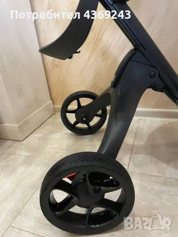 Детска Количка  Stokke® Xplory® X + бебешки кош - цвят Royal Blue, снимка 9 - Детски колички - 49715270