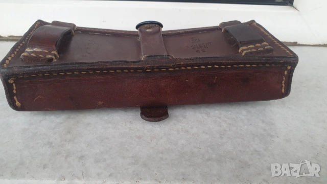 Стара военна паласка Кожена чанта, снимка 4 - Колекции - 53677181