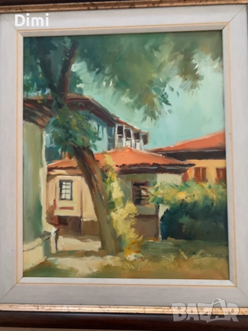 ХРИСТО ВЛАШЕВ масло пейзаж, снимка 3 - Картини - 52815108