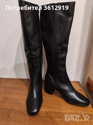 Кожени ботуши , снимка 4 - Дамски ботуши - 52841911