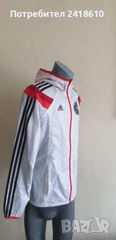 Adidas Deutschland /Germany Light Jacket Mens Size S ОРИГИНАЛ! Мъжко Яке ветровка !, снимка 5 - Спортни дрехи, екипи - 42178630