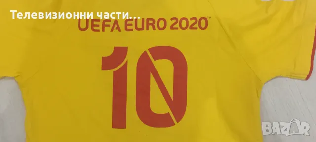 Футболна тениска фланелка на Испания Spain Espana Euro 2020 официален продукт 11-12 годишни, снимка 3 - Детски тениски и потници - 49771101