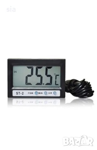 Термометър за кола, с електронен часовник, снимка 1 - Аксесоари и консумативи - 41361688