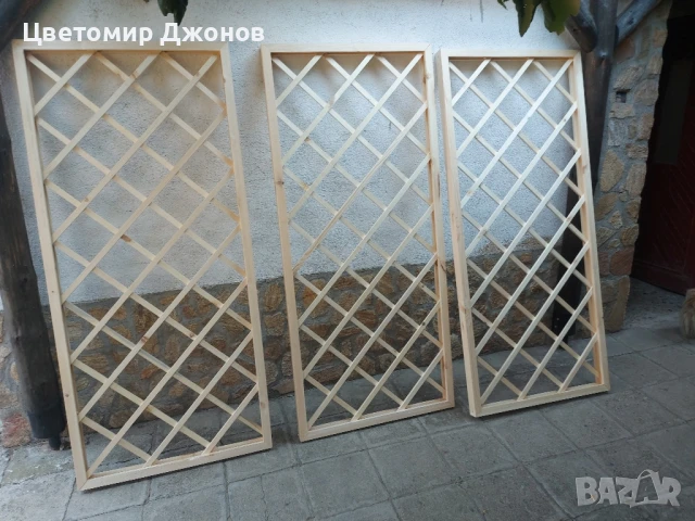 Декоративна дървена решетка