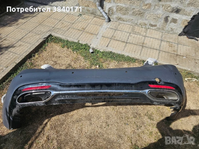 Продавам задна броня за Mercedes s-класа w222  2017-2020г., снимка 2 - Части - 50964310