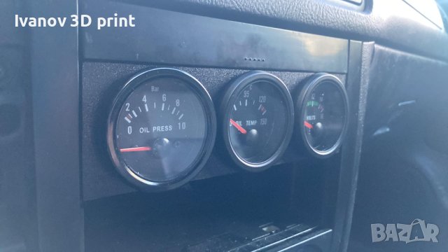 Поставка за 3х52мм измервателни уреда VW Golf 4 ( MK4 / MK IV )