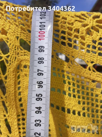 Стара покривка плетена на една кука, снимка 4 - Антикварни и старинни предмети - 50910228