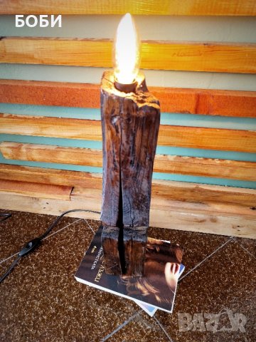 Нощна лампа тип винтидж, снимка 5 - Настолни лампи - 44350934