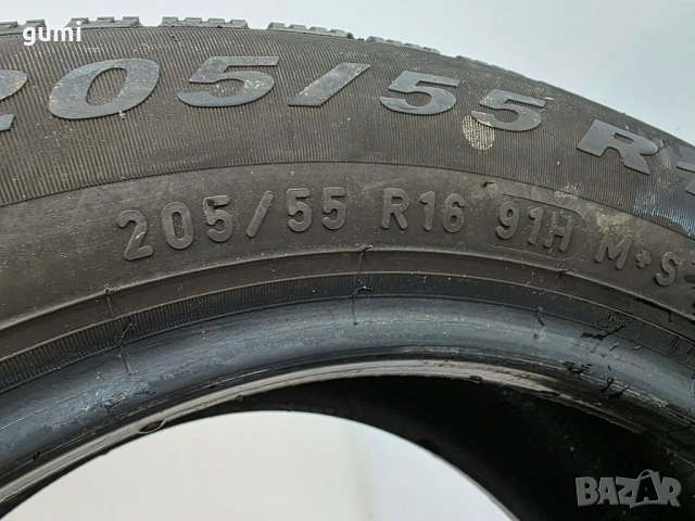 2бр зимни гуми 205/55/16 PIRELLI L04808 , снимка 4 - Гуми и джанти - 53256843