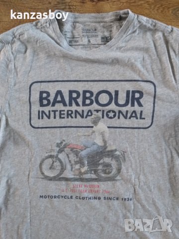 Barbour Steve McQueen Relaxed Tee - страхотна мъжка тениска, снимка 3 - Тениски - 41937654
