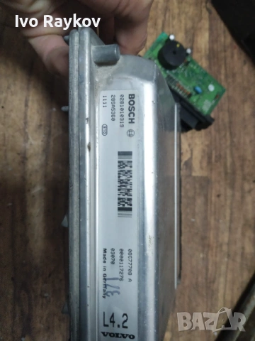 Компютър за VOLVO S80 2.4 D5 ECU, 0281010319 ,28SA5360, 08677708A , снимка 8 - Части - 53366992