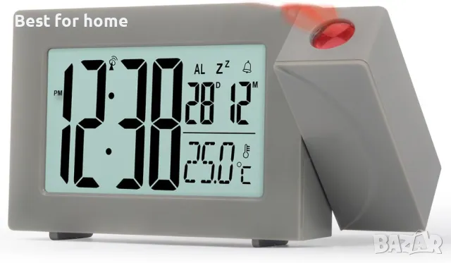Цифров прожекционен будилник за спалня