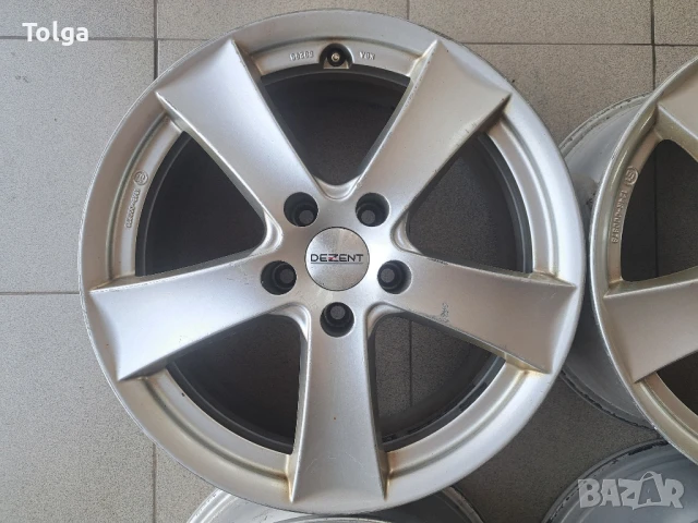 Алуминиеви джанти Dezent 17 5x112, снимка 5 - Гуми и джанти - 50845762