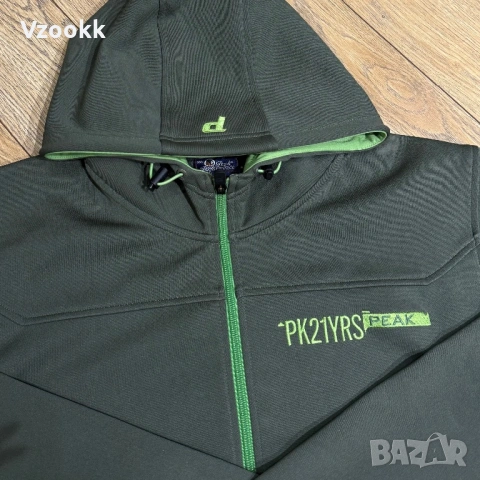 Мъжко софтшел яке Peak Performance Terry Zip | XL - XXL, снимка 2 - Якета - 53732624