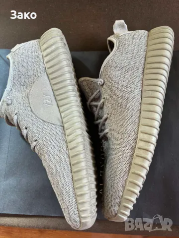 Сиви и черни сникърси ADIDAS YZY 350, снимка 2 - Маратонки - 49962270