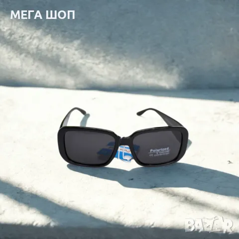 Слънчеви очила с масивен и модерен дизайн с правоъгълна форма