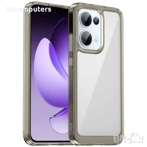 Oppo Reno13 5G Силиконов Калъф Anti-drop TPU + Acrylic и Протектор, снимка 5 - Калъфи, кейсове - 49890113