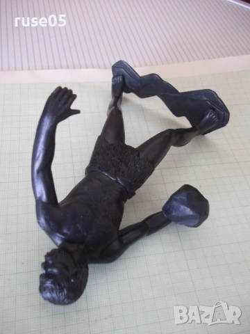 Фигура "Дивак с камък в ръка", снимка 8 - Колекции - 53848588