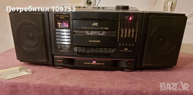 Радиокасетофон JVC PC-V66, снимка 7 - Радиокасетофони, транзистори - 53523130