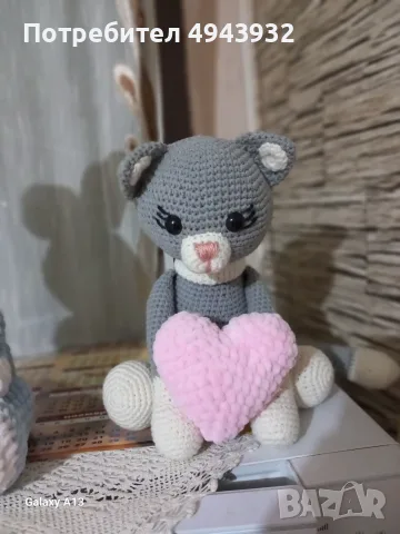 Ръчно плетени плюшени играчки на една кука / Амигуруми за подарък, снимка 3 - Плюшени играчки - 56001883