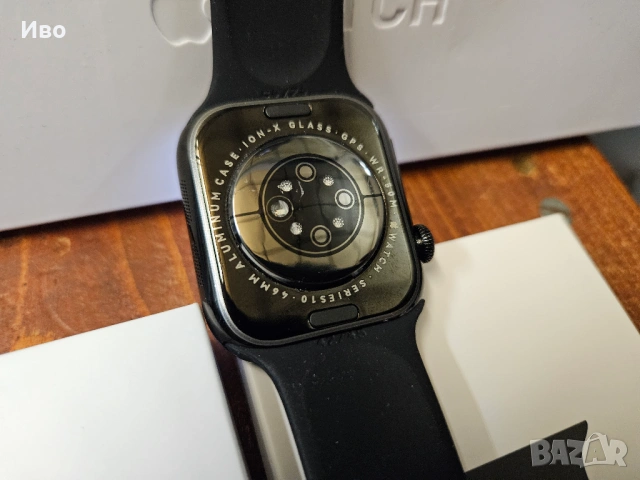 Часовникът е алтернативен вариант на Apple 10 Series Пълен комплект. , снимка 13 - Смарт часовници - 53123256