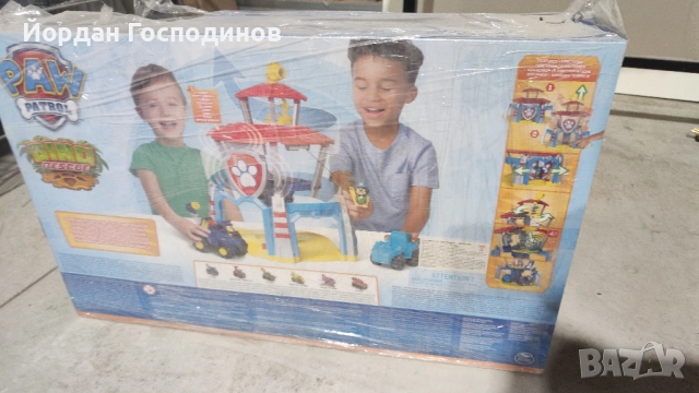 Комплект момчета Paw Patrol Dino Rescue Щаб квартира , снимка 3 - Коли, камиони, мотори, писти - 52656240