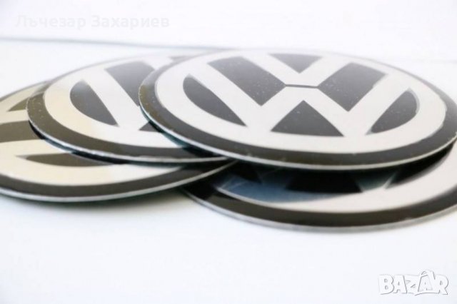 Качествени стикери емблеми за капачки джанти и тасове за Vw Volkswagen Фолксваген Golf / Голф VAG  