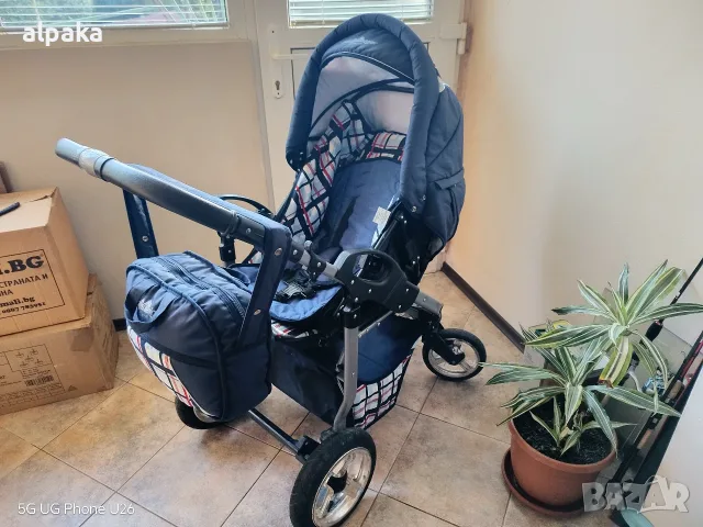 Бебешка количка Bergsteiger Capri 3 в 1 – КАТО НОВА (Пълен комплект), снимка 2 - Детски колички - 56132781