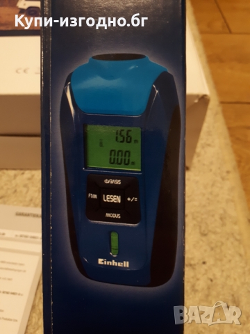 Лазерна ролетка Einhell BT UEM16 , до 16м , LCD дисплей, снимка 4 - Друга електроника - 36038777