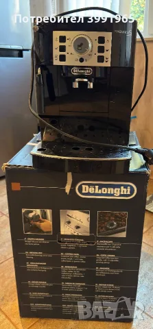 Кафемашина DeLonghi Magnifica S (черна) + оригинална кутия – Отлично състояние!