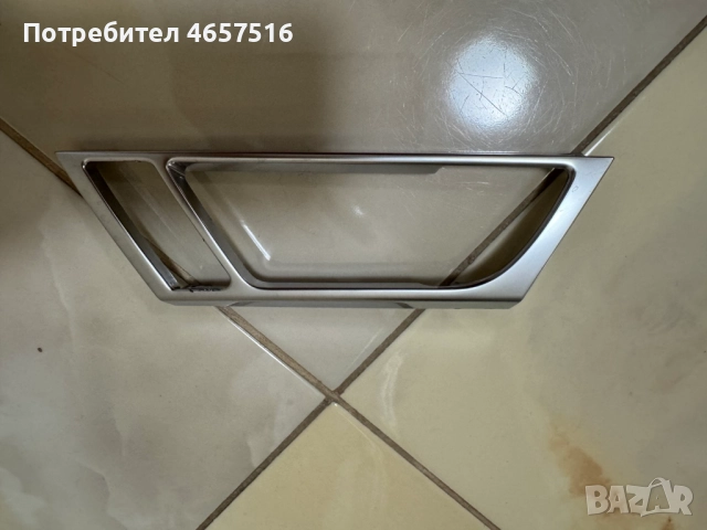 Вътрешна дръжка на задна лява врата с място за подсветка на Ауди Audi A6 4F само за 35лв. 4F0839020, снимка 4 - Части - 52516509