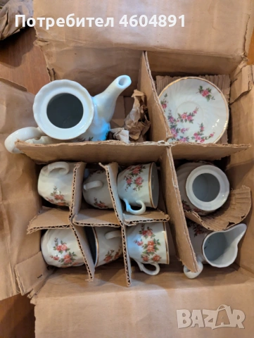 продава керамичен и порцеланов сервиз