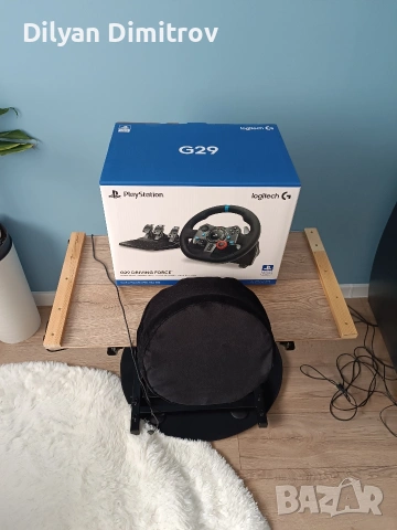 Гейминг волан Logitech g29 , снимка 5 - Аксесоари - 53379636