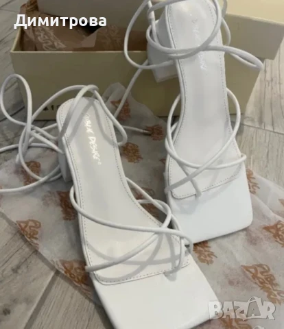 Кожени сандали Public Desire, снимка 5 - Сандали - 50772527