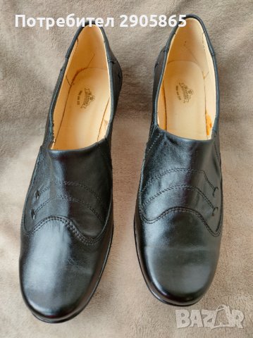 Нови кожени български обувки, снимка 4 - Дамски обувки на ток - 42299645