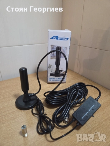 Мощна вътрешна телевизионна антена, 2025 Мощна вътрешна HDTV антена с магнитна основа -, снимка 2 - Друга електроника - 52351377
