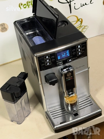 Кафемашина кафе автомат Saeco PicoBarista с гаранция, снимка 5 - Кафемашини - 53452197