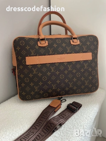 Кожена чанта за лаптоп Louis Vuitton , снимка 7 - Части за лаптопи - 53813605