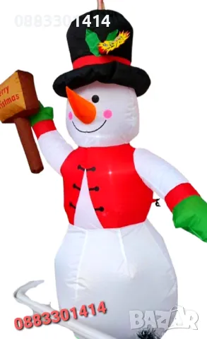 Голям Снежен Човек LED светлини , снимка 2 - Други - 48200243