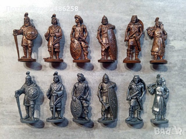 Метални фигурки - войници Хуни от Киндер яйца