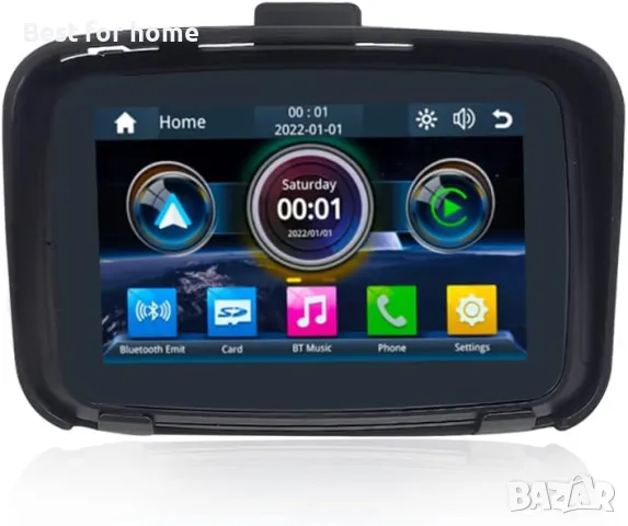 Мултимедия за мотор AW1011 с CarPlay/Android Auto водоустойчива, снимка 4 - Аксесоари и консумативи - 49904252