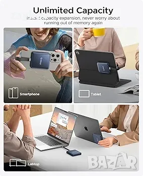 ORICO 1TB магнитен външен SSD, 4K ProRes HDR запис и съхранение, USB 3.1 Gen2, снимка 3 - Друга електроника - 49840675