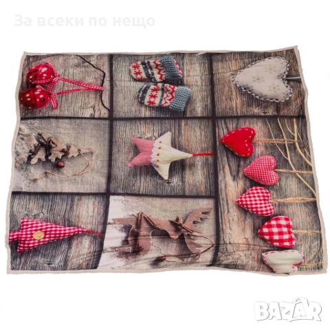 Пухкаво одеяло с коледни мотиви Код P1549, снимка 2 - Олекотени завивки и одеяла - 52556344