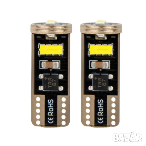 LED крушки T10 LED 12V 2 броя за габарити, снимка 2 - Аксесоари и консумативи - 55864971