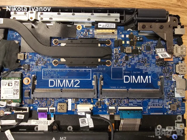 ЗА ЧАСТИ Dell Latitude 3510 15.6 inch | i5 10gen | 40Wh JK6Y6 | QWERTY | Здрав котпус, снимка 5 - Части за лаптопи - 55710357