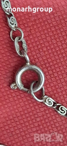 Сребърна верижка с висулка, снимка 6 - Колиета, медальони, синджири - 53872672