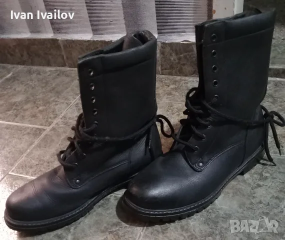 Здрави Мъжки Кожени Кубинки CITY LINE (Номер 40) - Тактически Боти, снимка 3 - Мъжки боти - 56006725